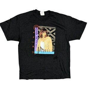 Vintage 90s Suzy Bogguss Voices in the Wind Single Stitch TShirt Black XL